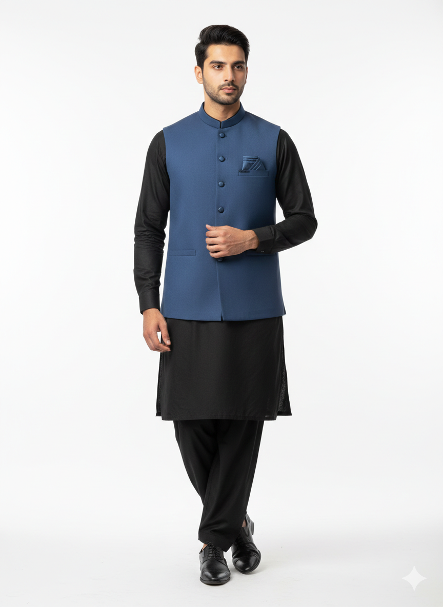 Blue Waistcoat