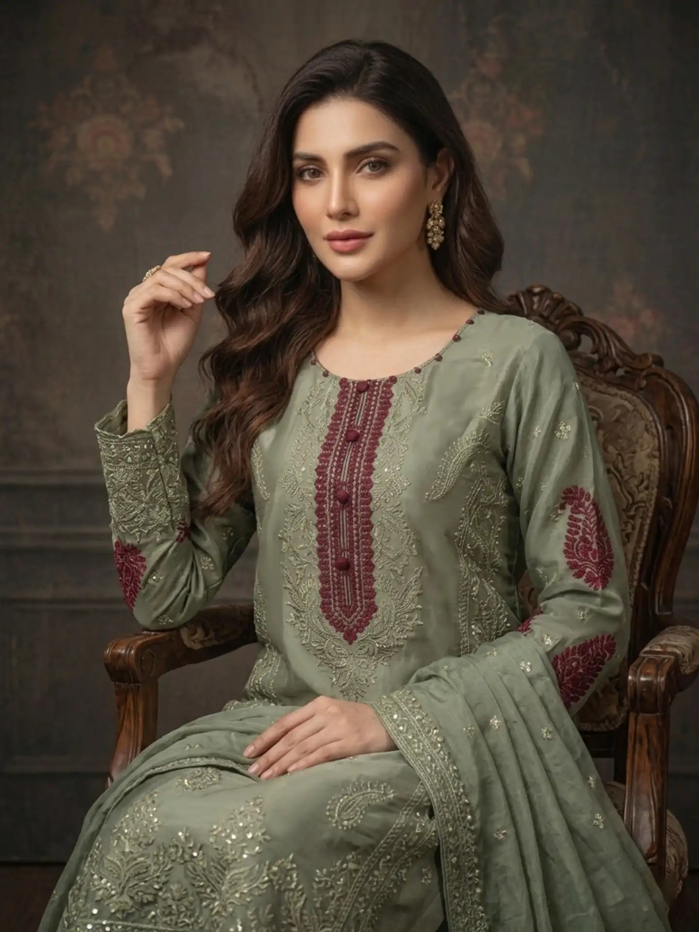 Sherry Silk - Olive Opulence