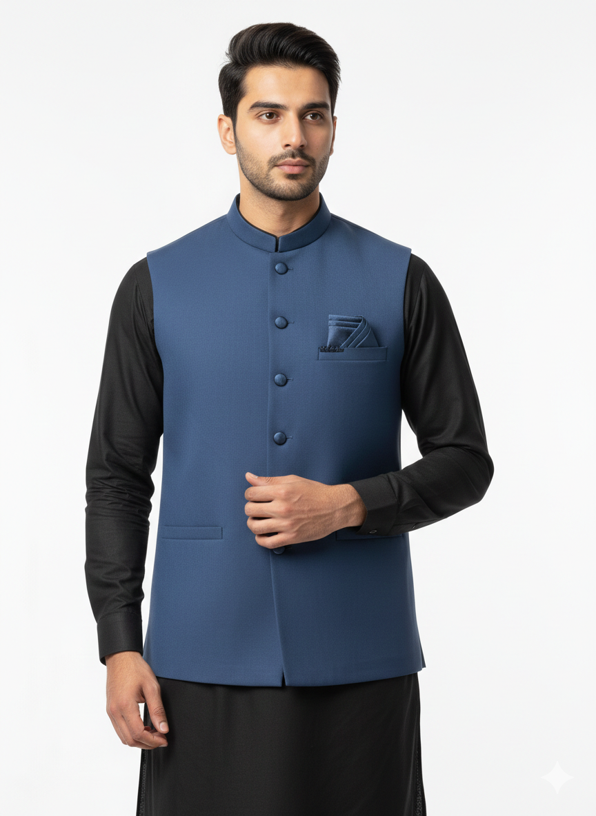 Blue Waistcoat