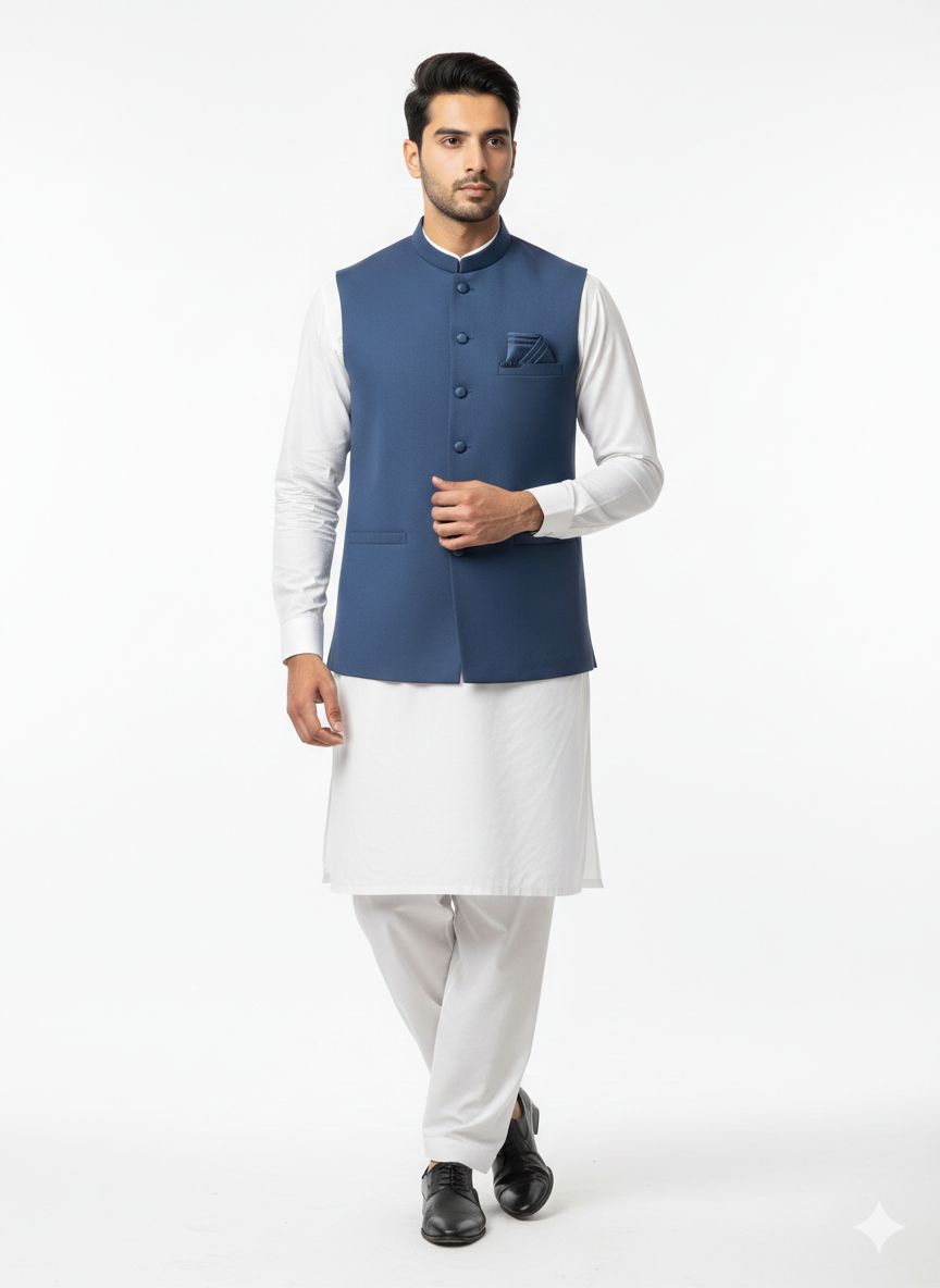 Blue Waistcoat