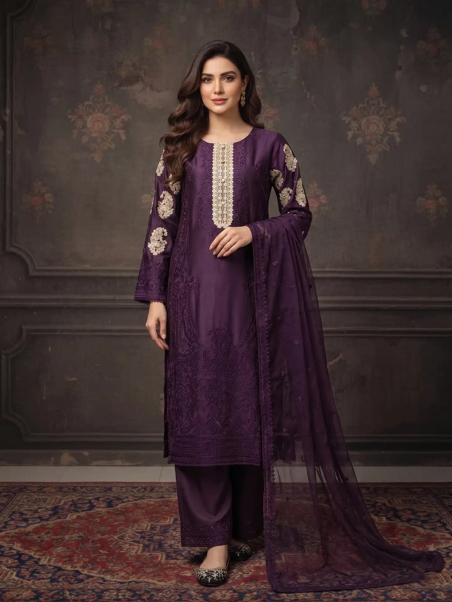 Sherrys Silk - Imperial Purple