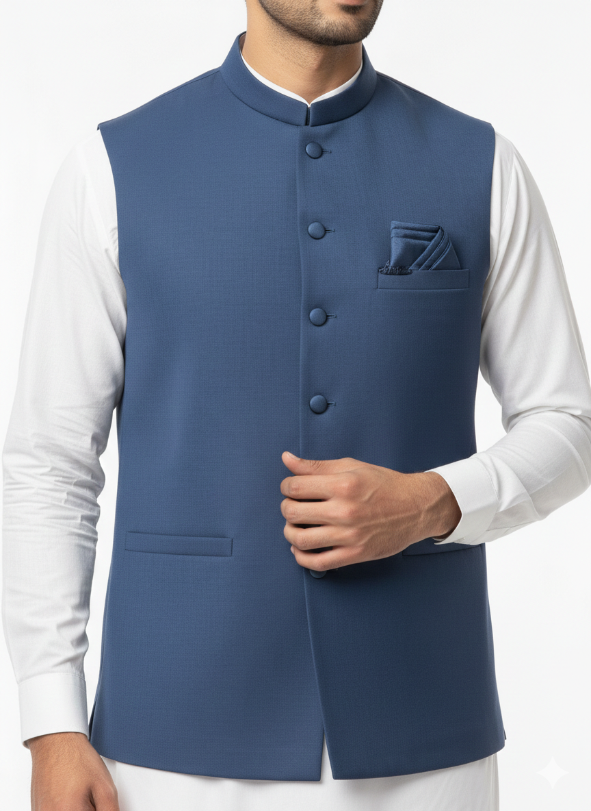 Blue Waistcoat