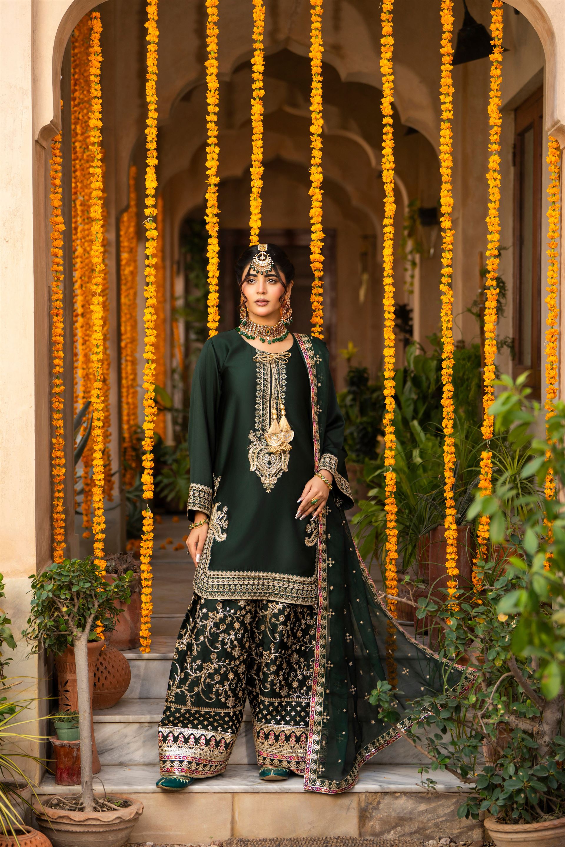 Karma Hayat - F-493 Bottle Green