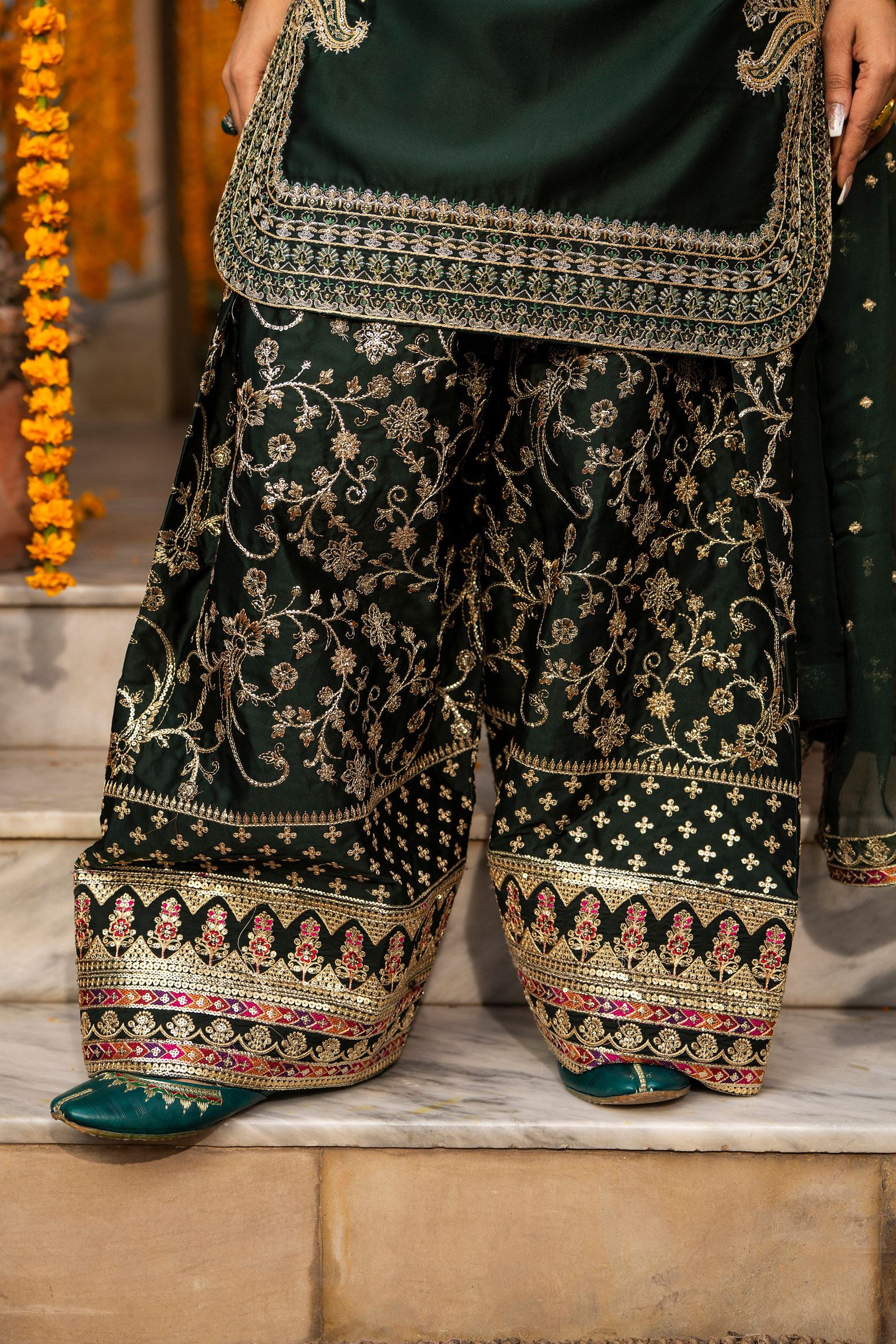 Karma Hayat - F-493 Bottle Green