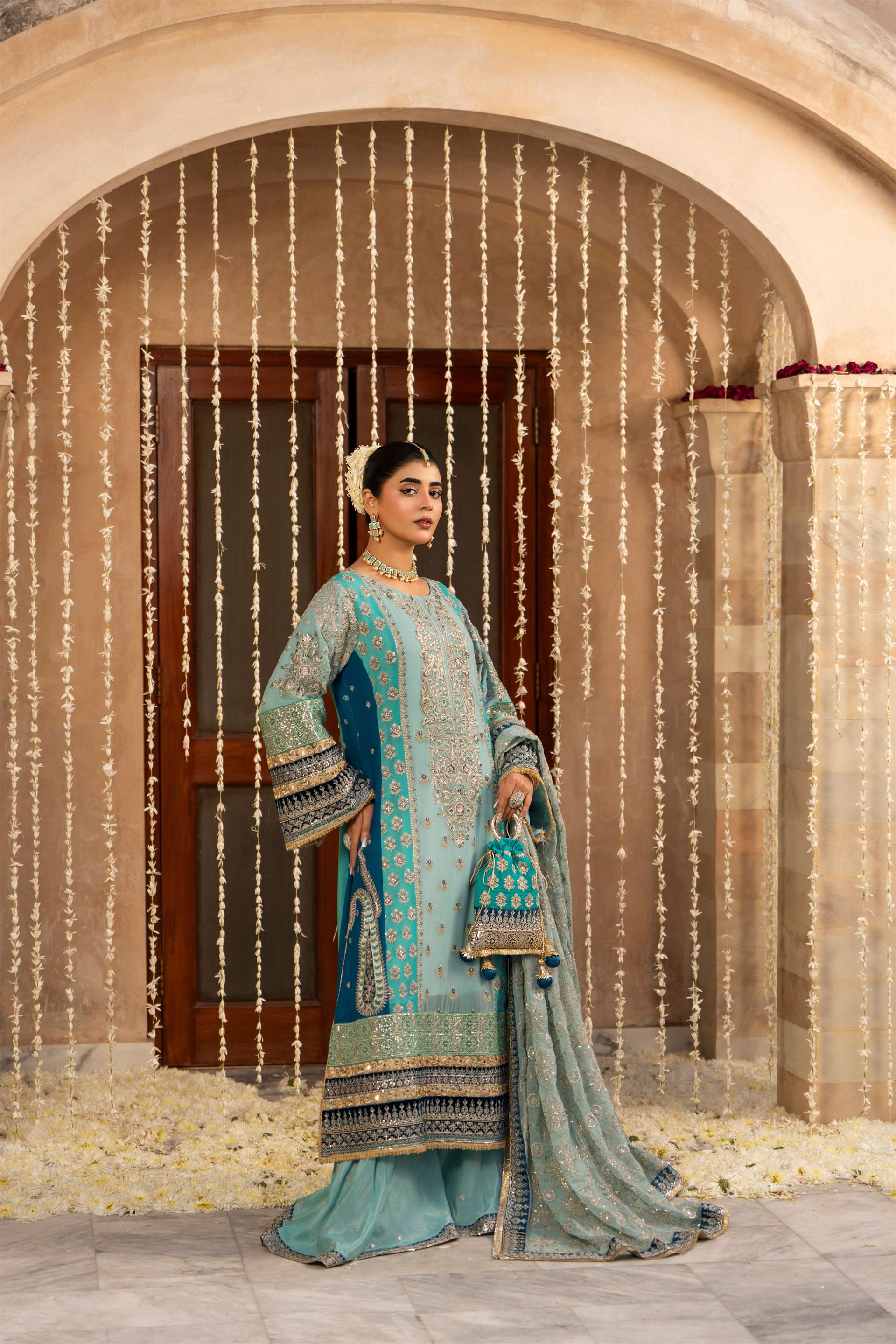 Karma Jahanara - F-501 Sky Blue