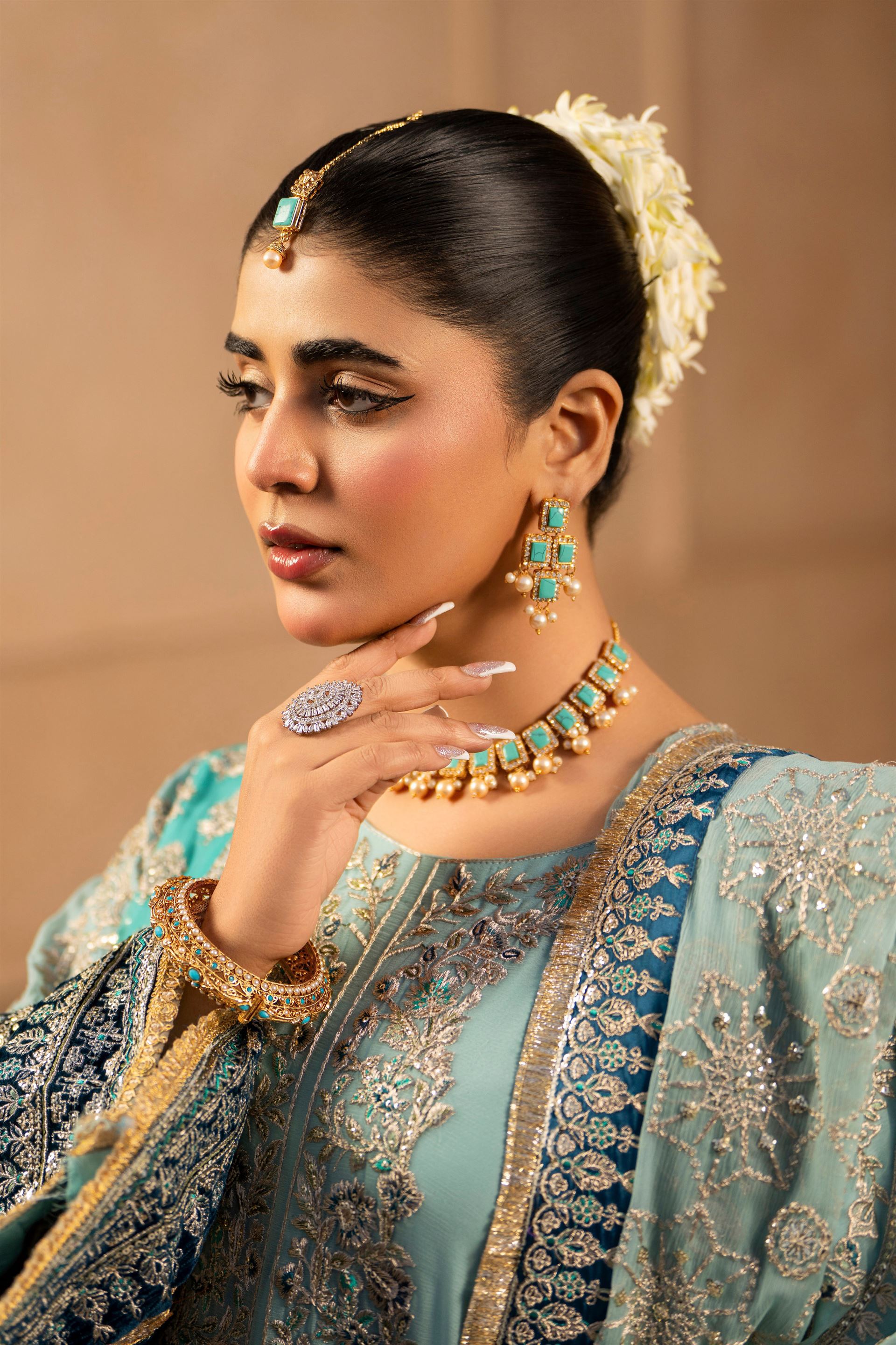 Karma Jahanara - F-501 Sky Blue