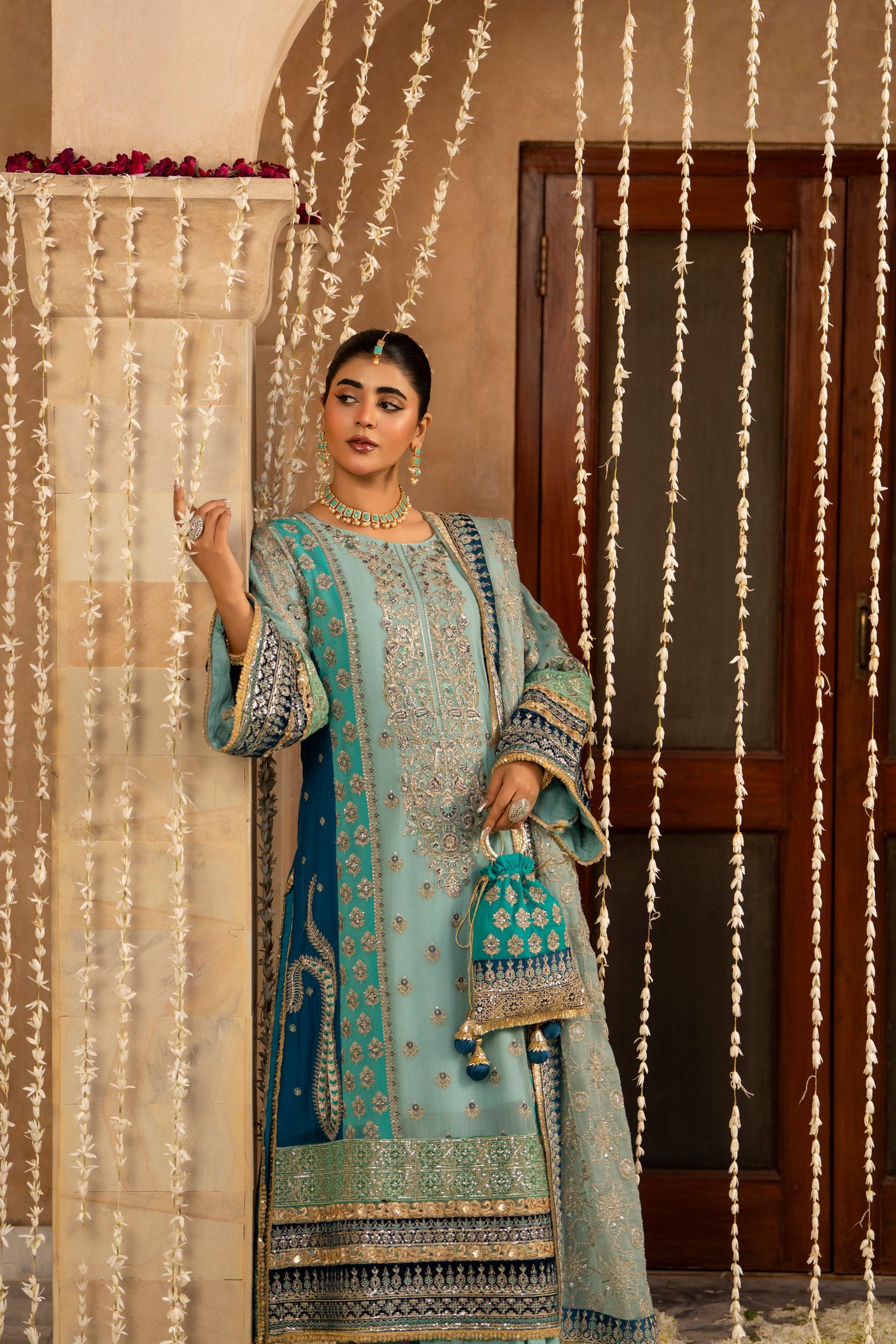 Karma Jahanara - F-501 Sky Blue