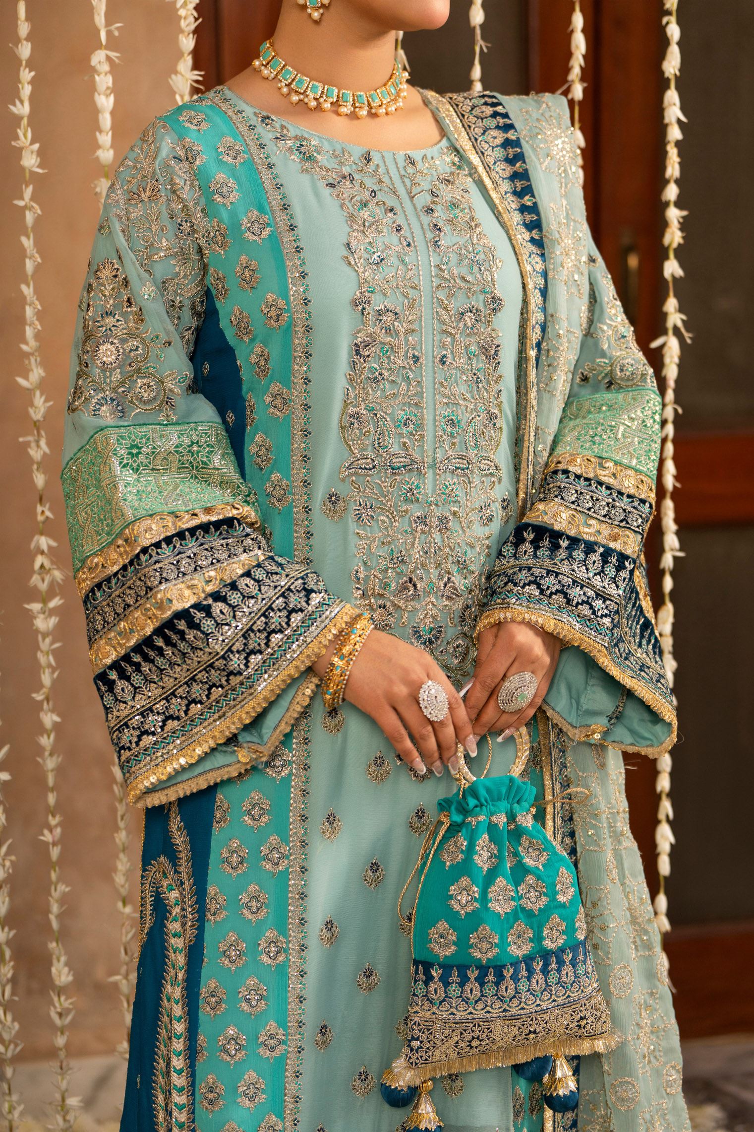 Karma Jahanara - F-501 Sky Blue