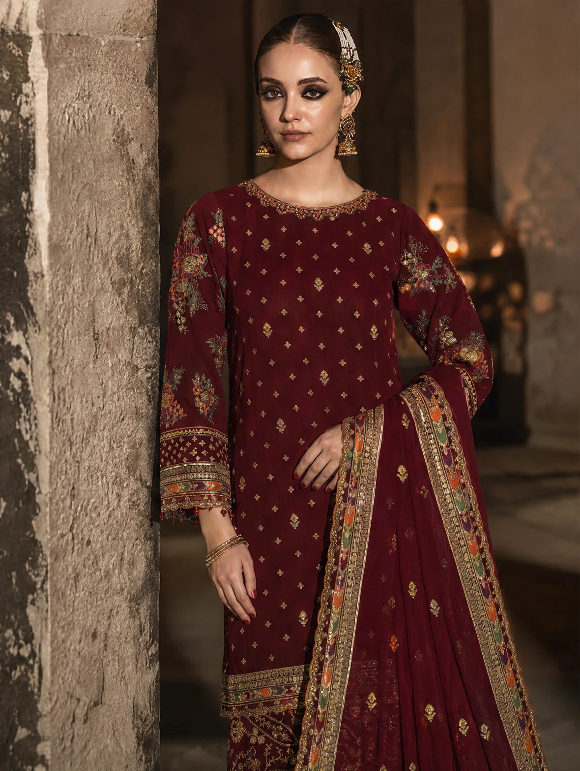 Hijr - 3-Piece Chiffon Festive Edit