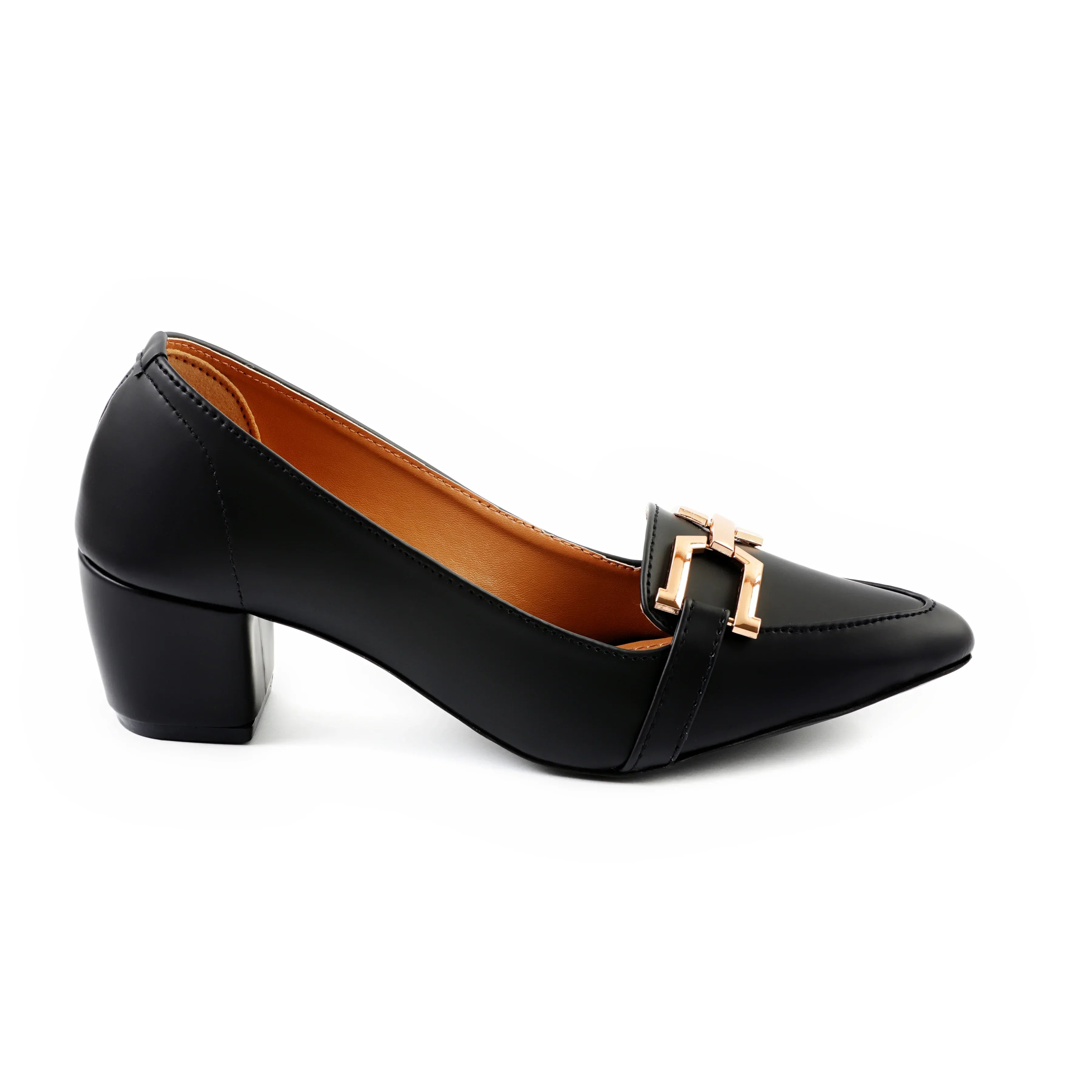 Nova Black women court shoes