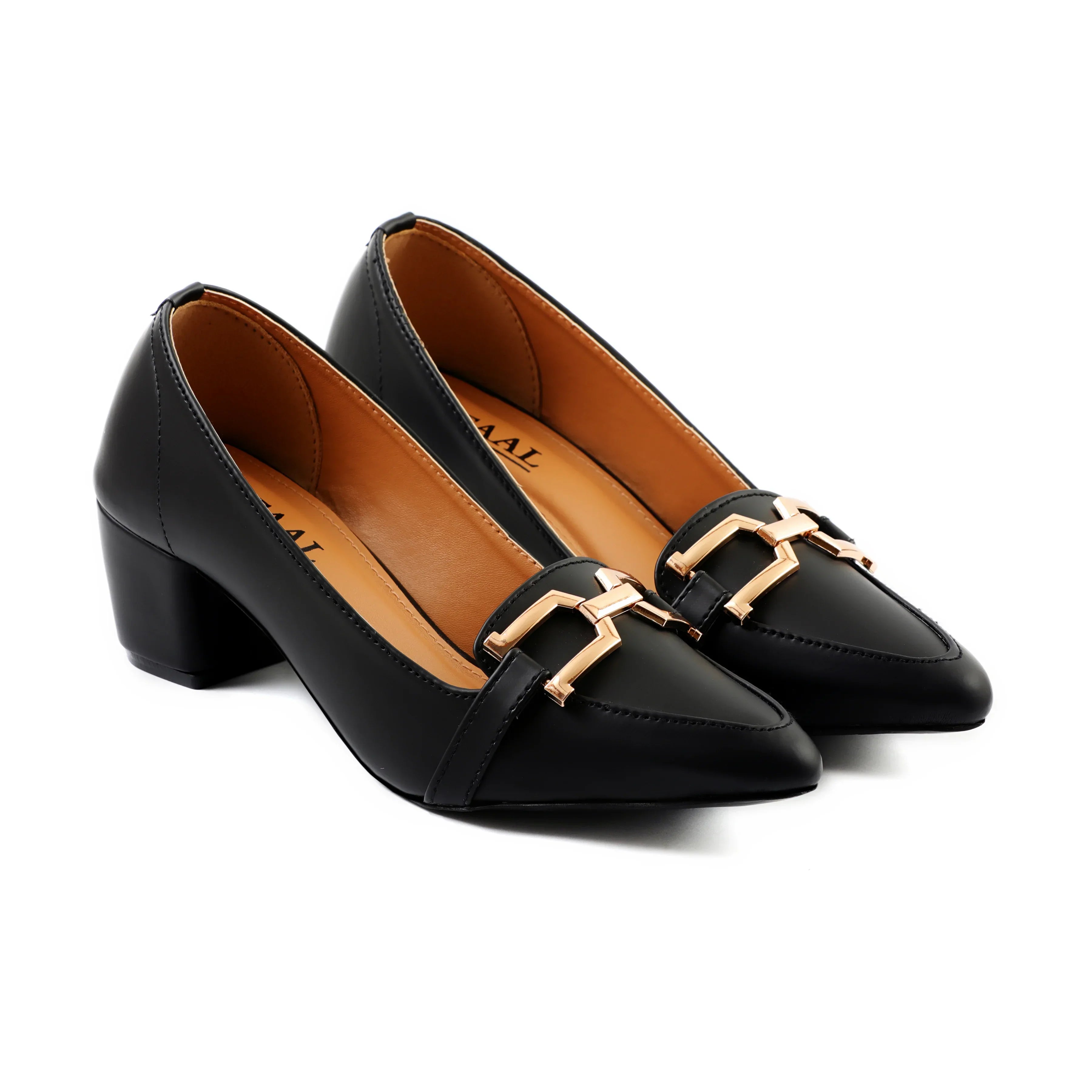 Nova Black women court shoes