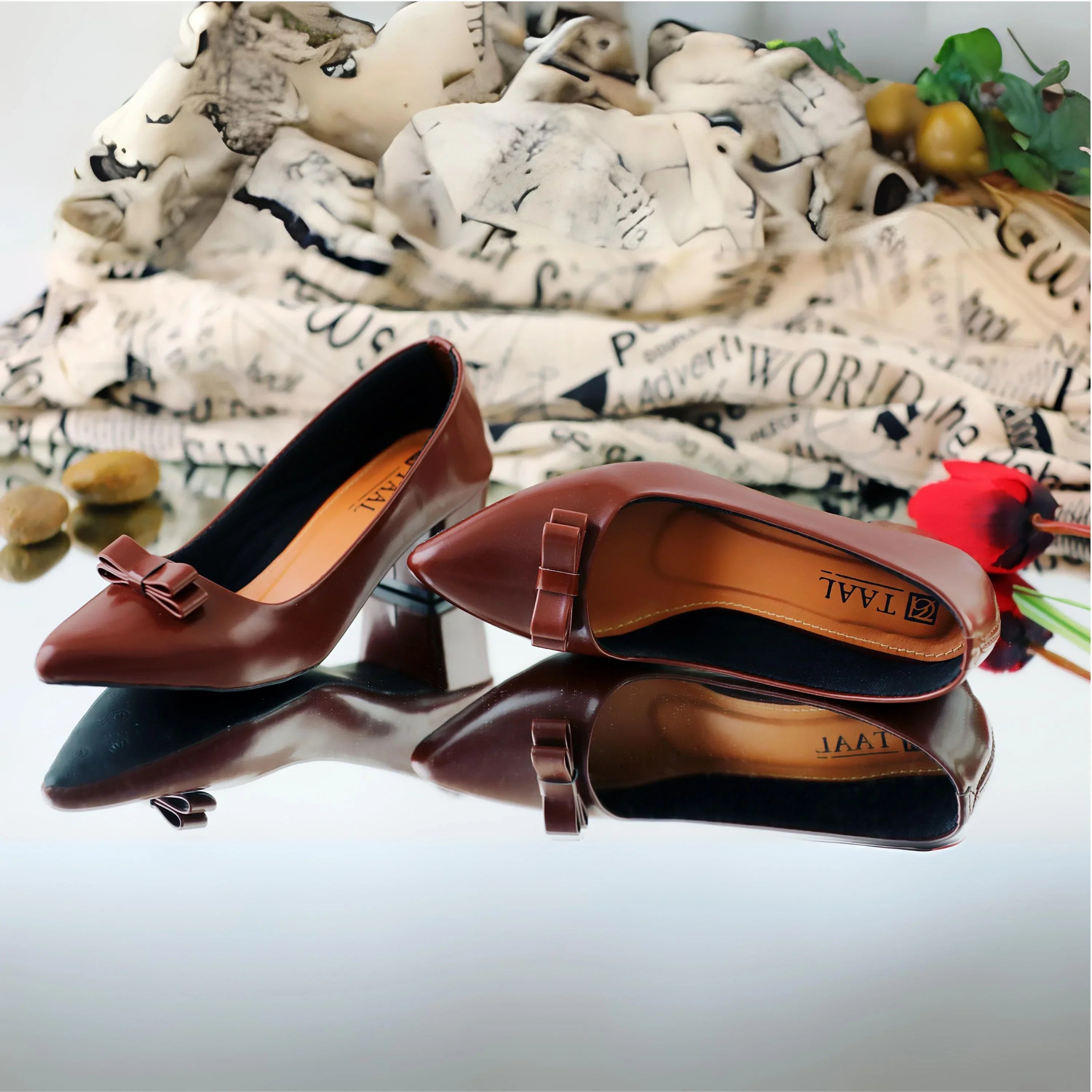 Opole Heeled Pumps Brown