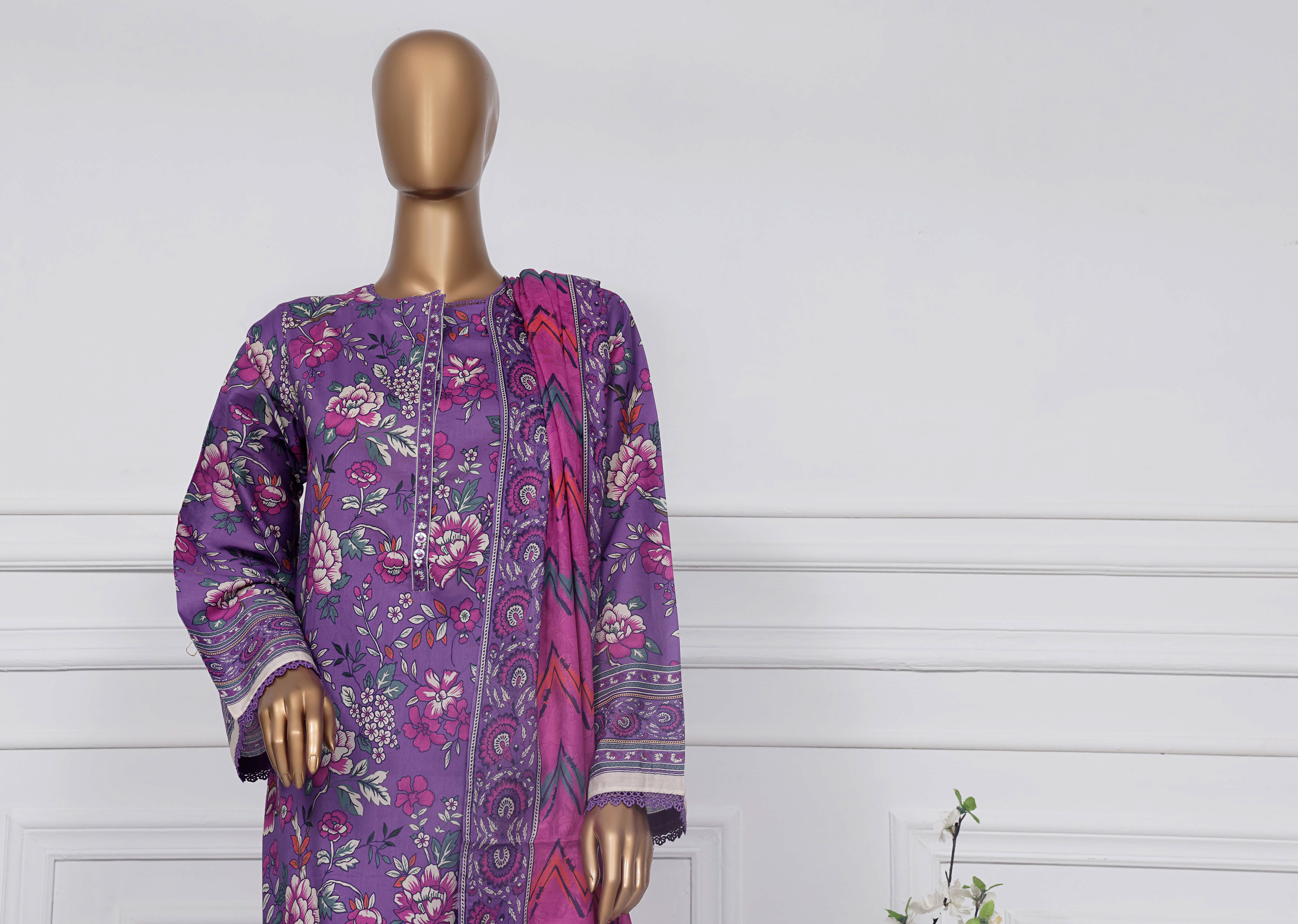 Sadabahar - SB Printed Lawn D3373