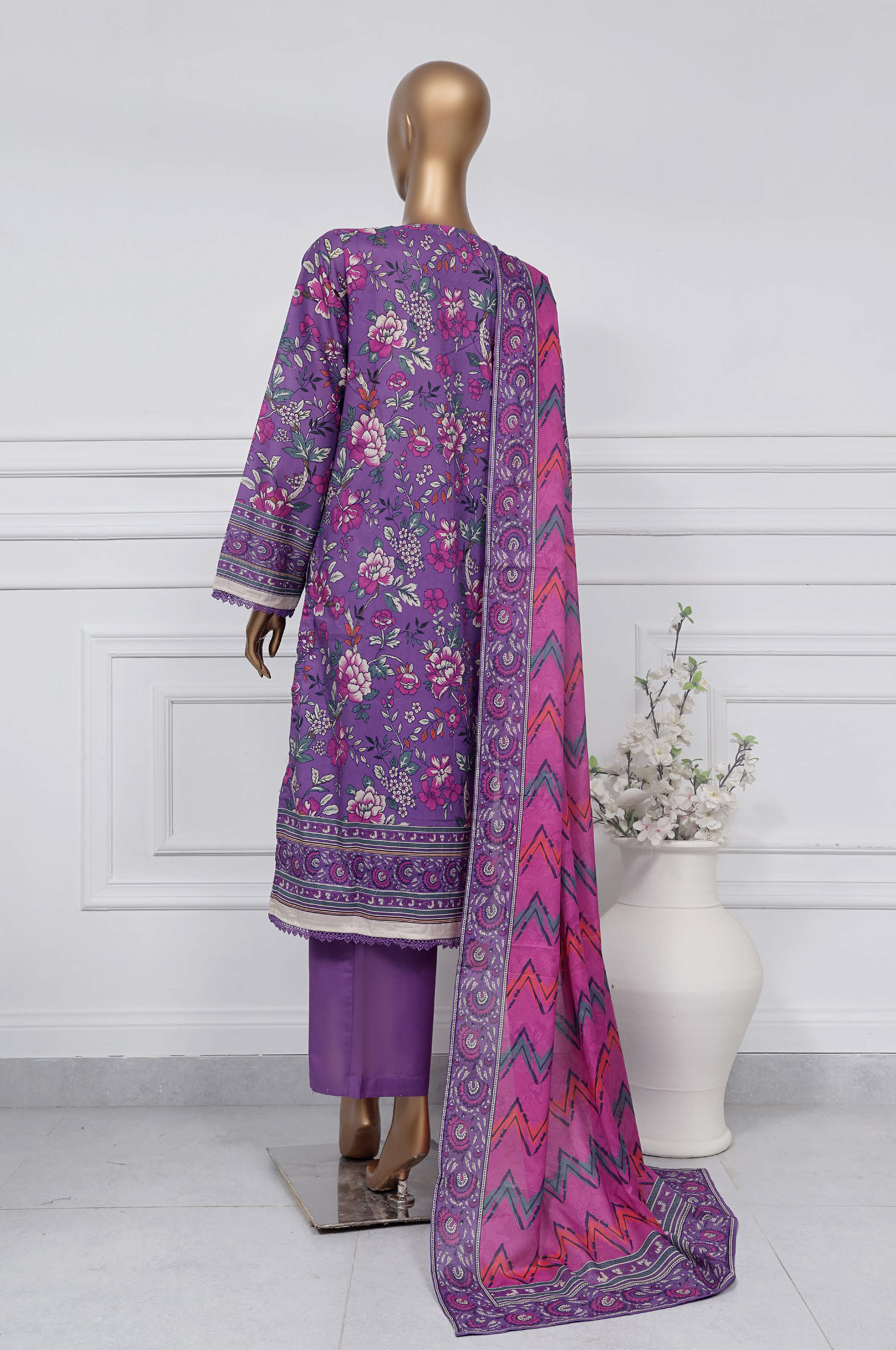 Sadabahar - SB Printed Lawn D3373