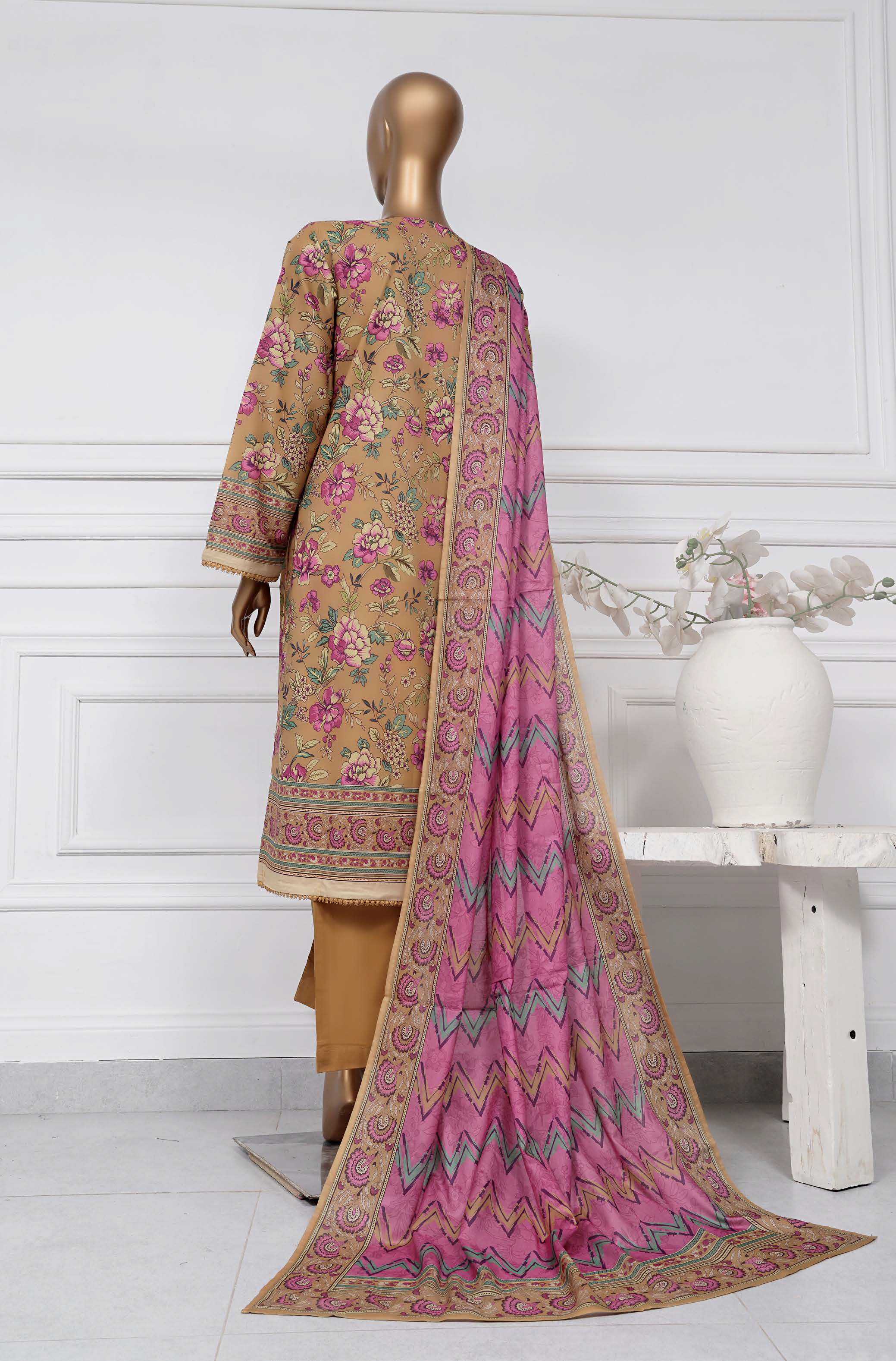 Sadabahar - SB Printed Lawn D3375