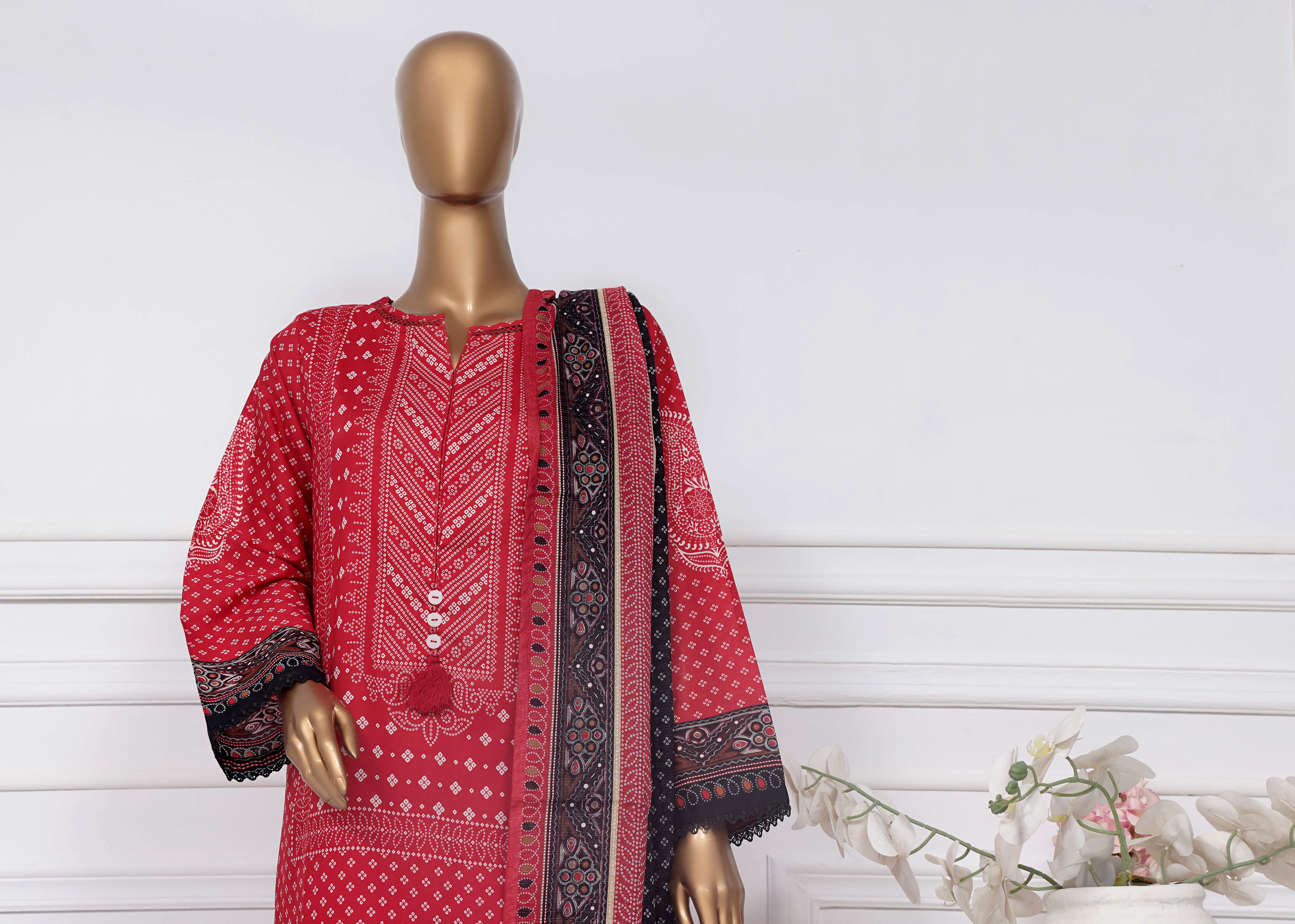 Sadabahar - SB Printed Lawn D3376