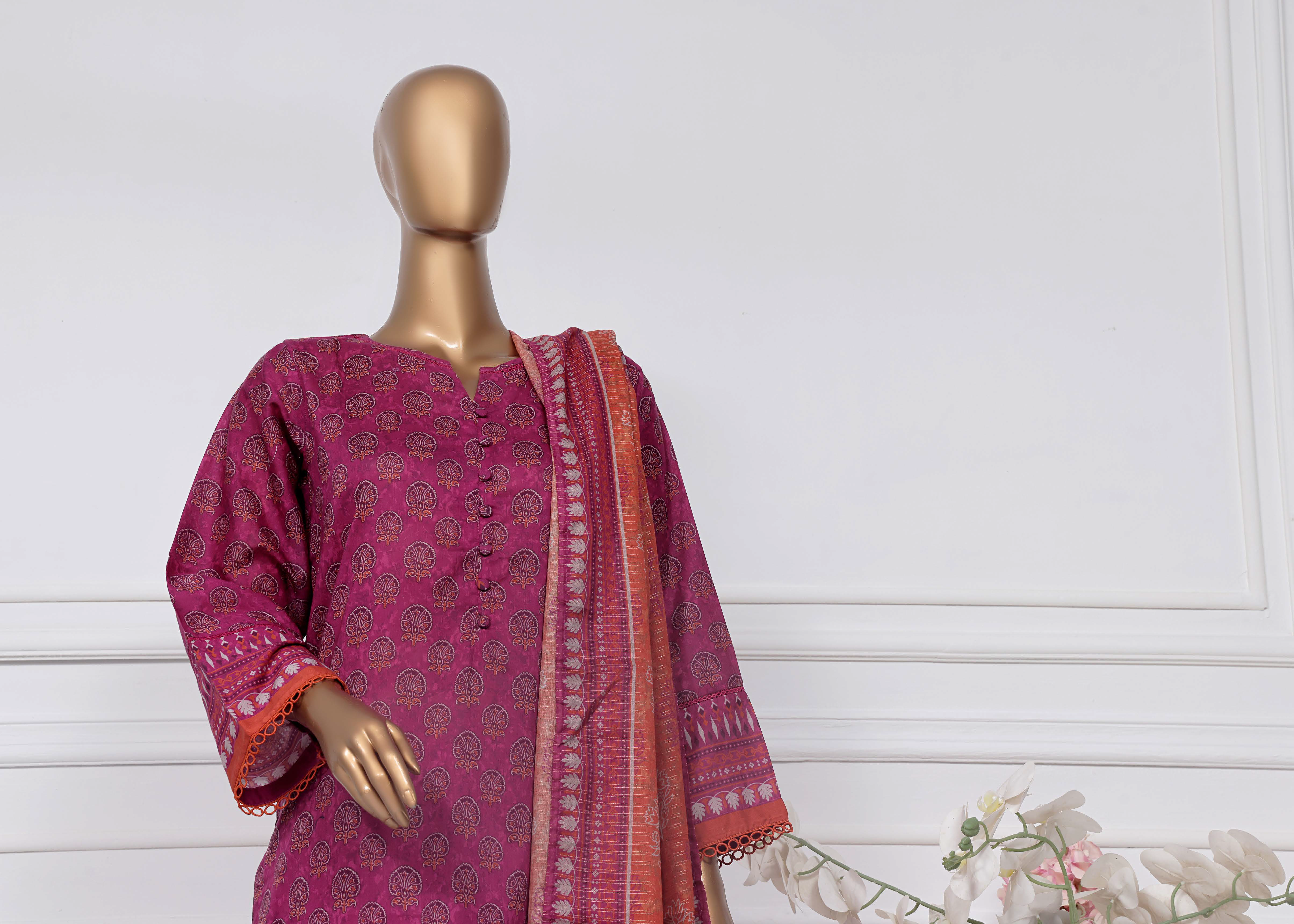 Sadabahar - SB Printed Lawn D3377