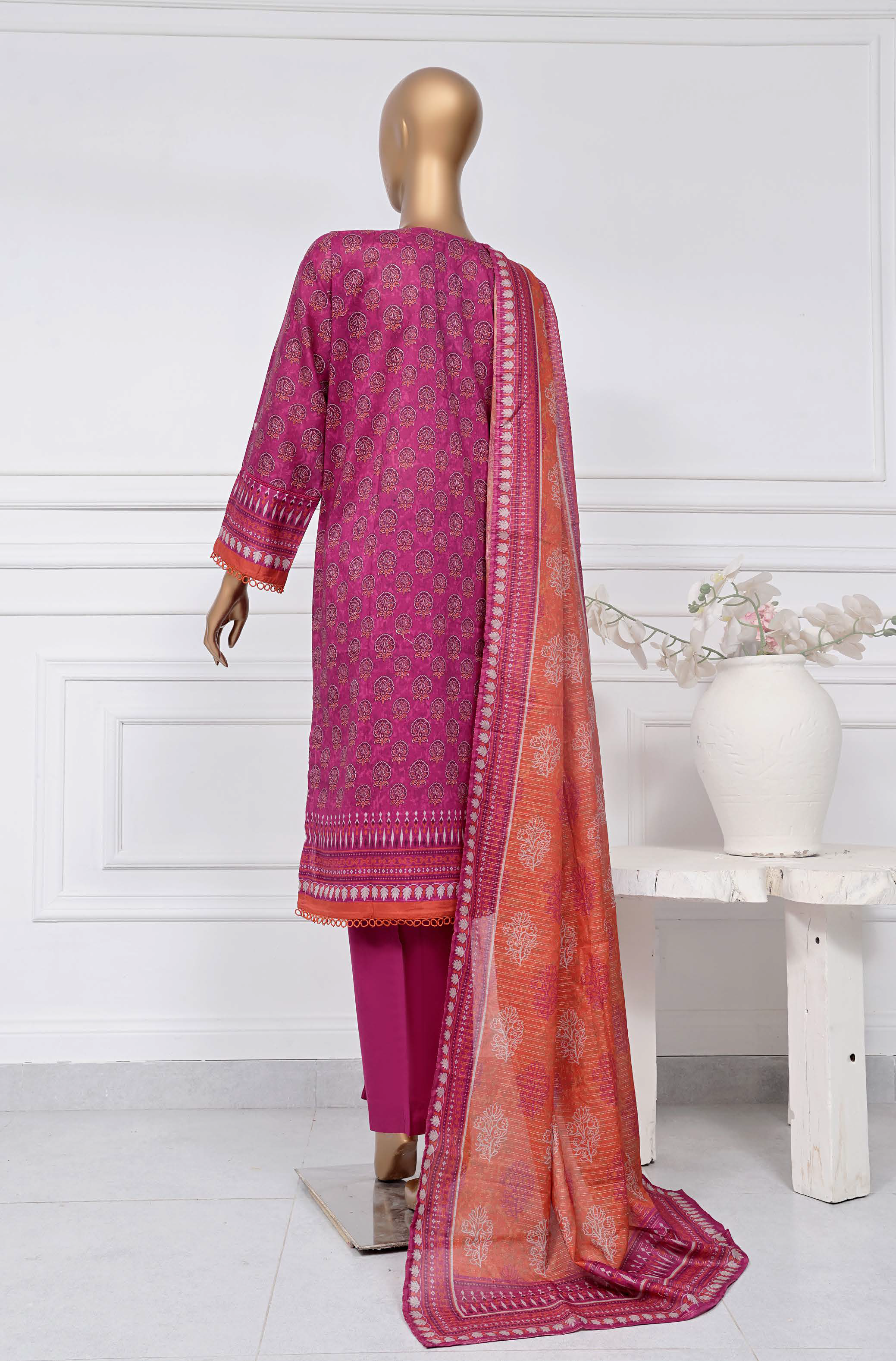 Sadabahar - SB Printed Lawn D3377