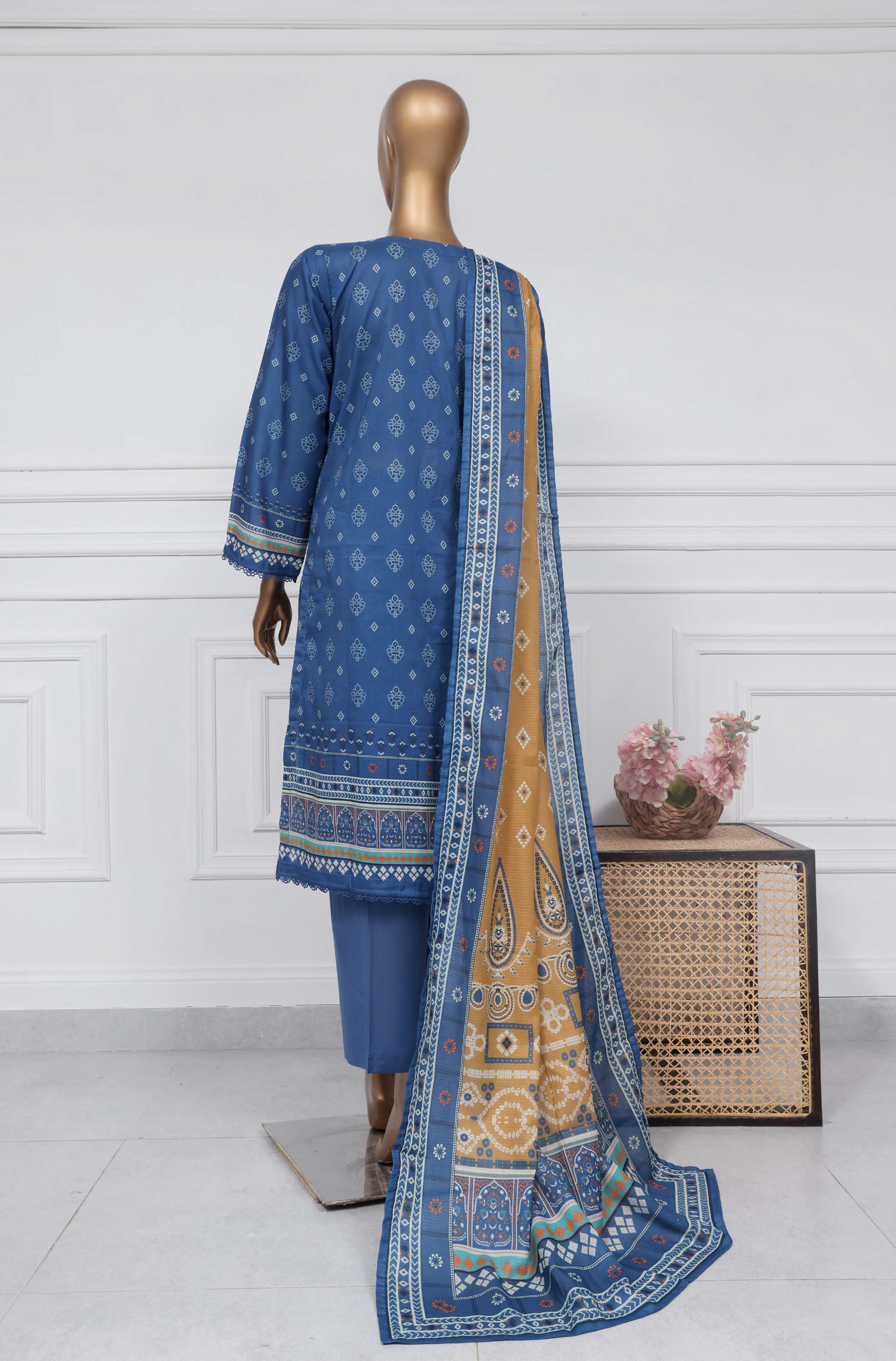 Sadabahar - SB Printed Lawn D3383