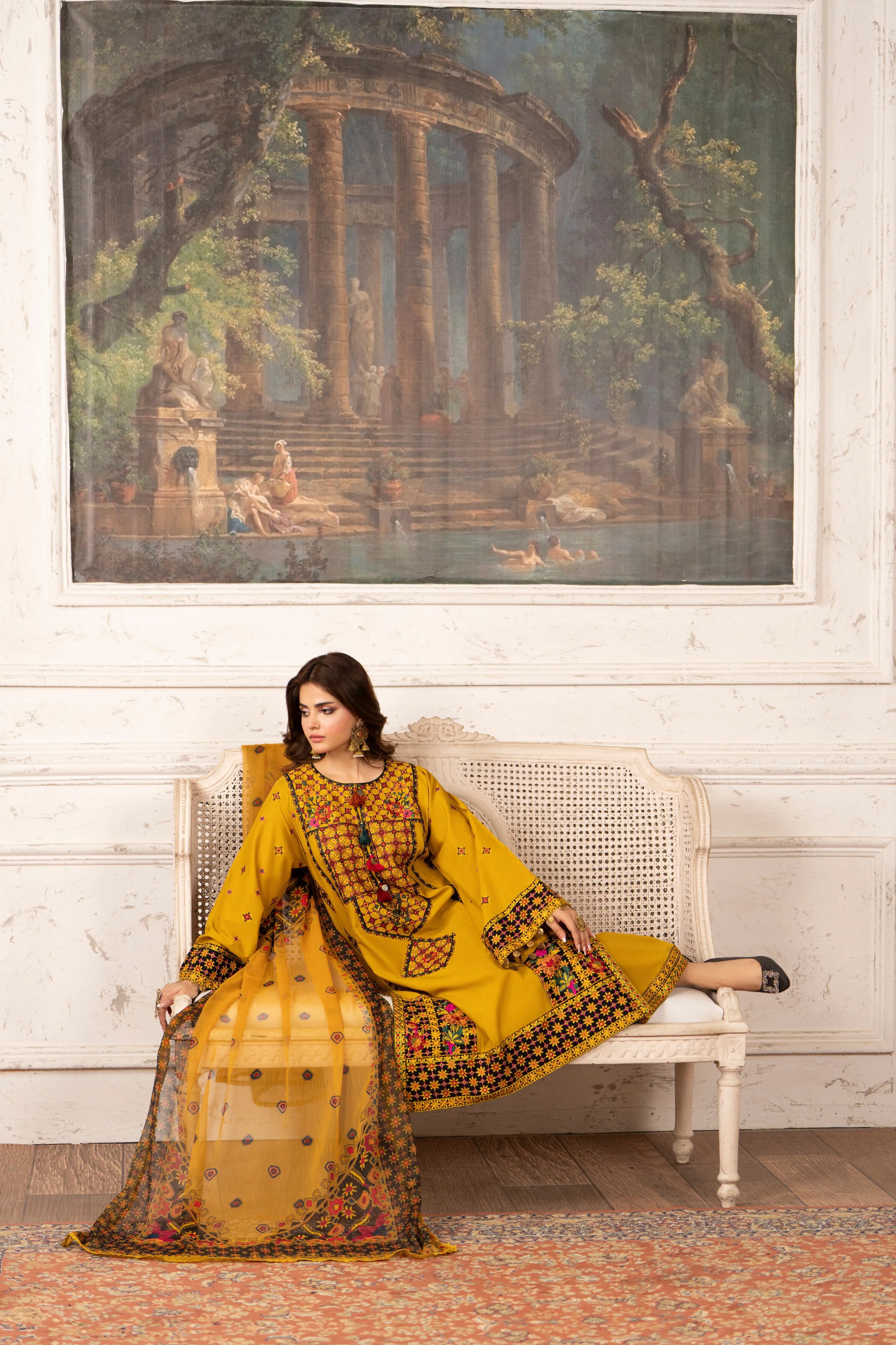 KC-1567- Saffron Folk