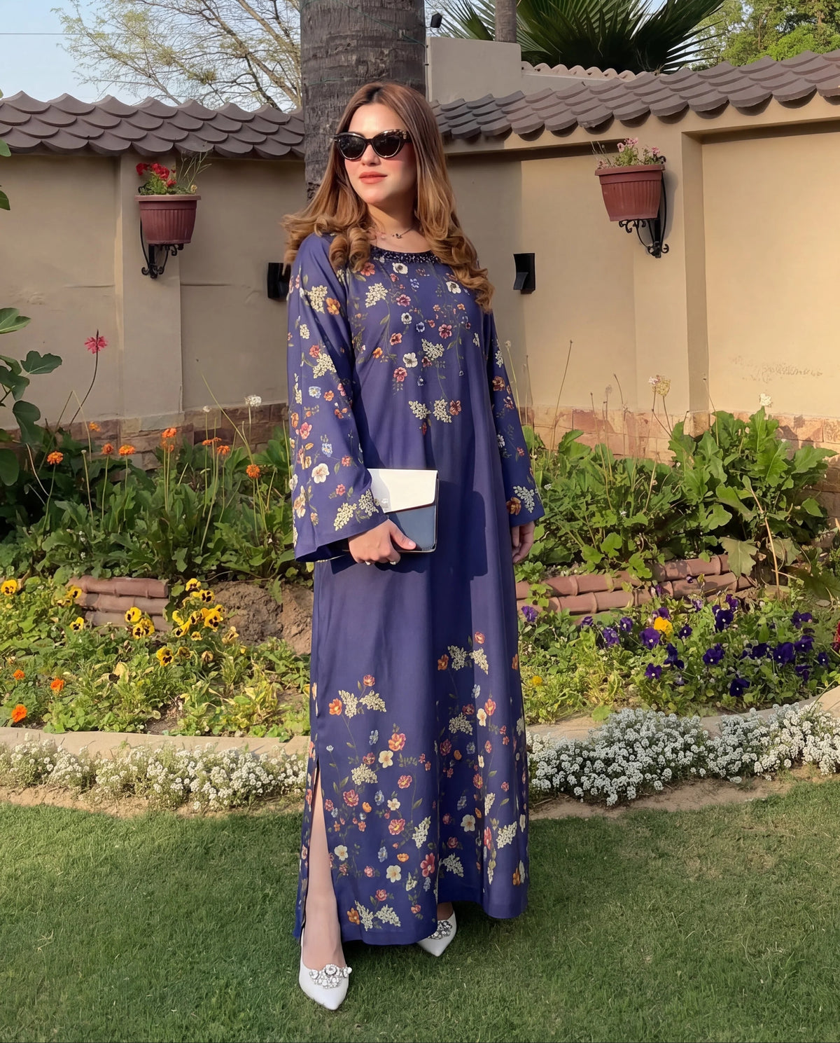Veil Navy Kaftan