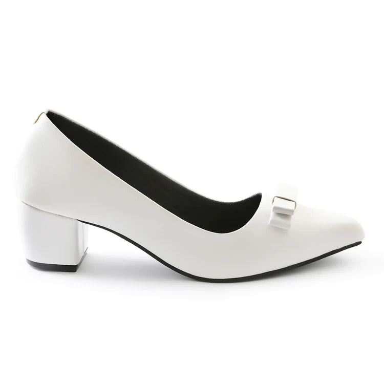 TAAL Opole Heeled Pumps White