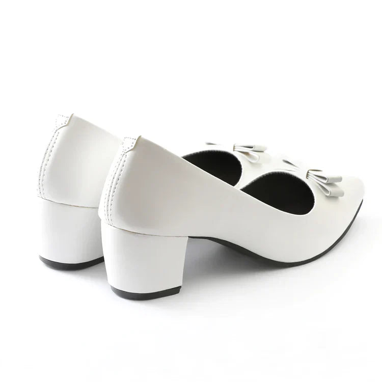 TAAL Opole Heeled Pumps White