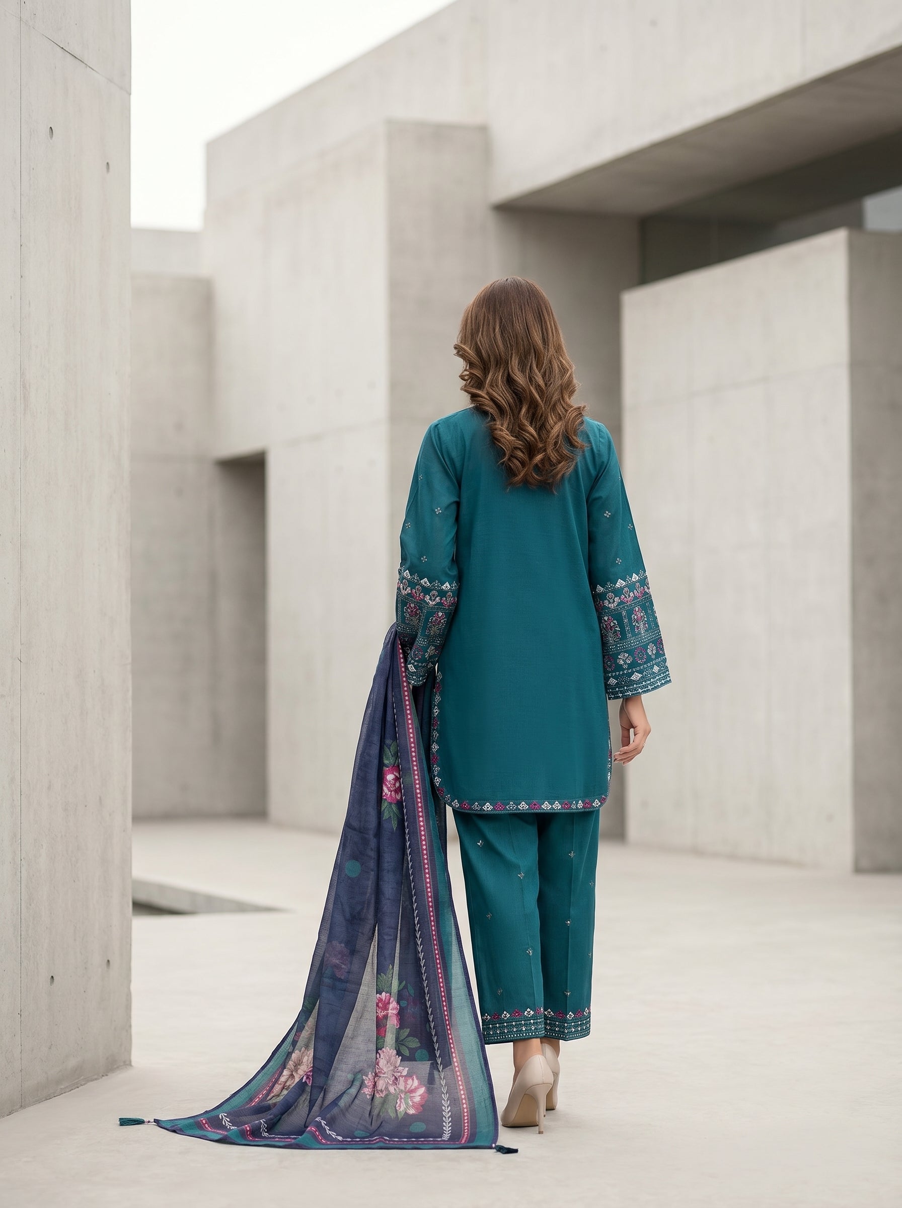 Teal Organza - SB