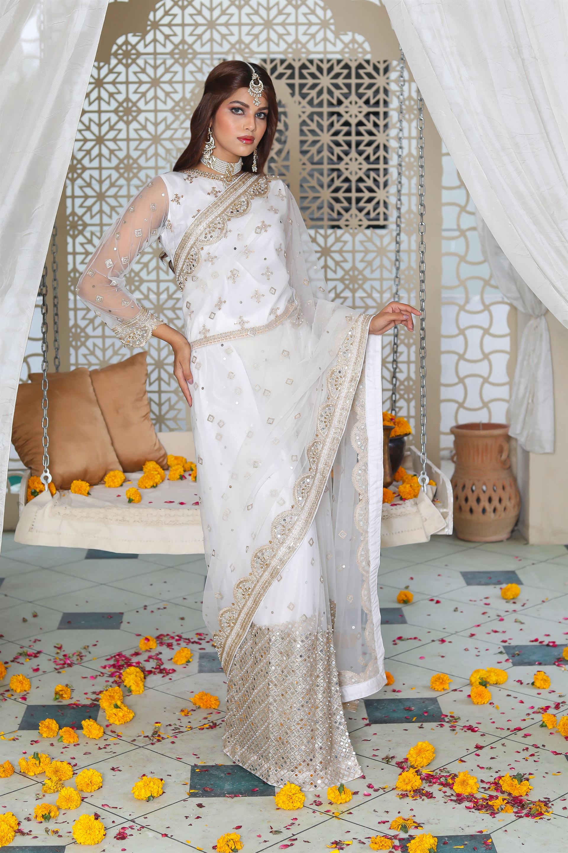 Kukoo's- Saree - Organza